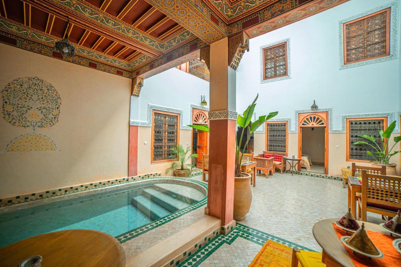 Riad Euphorbe Marrakesh Bagian luar foto