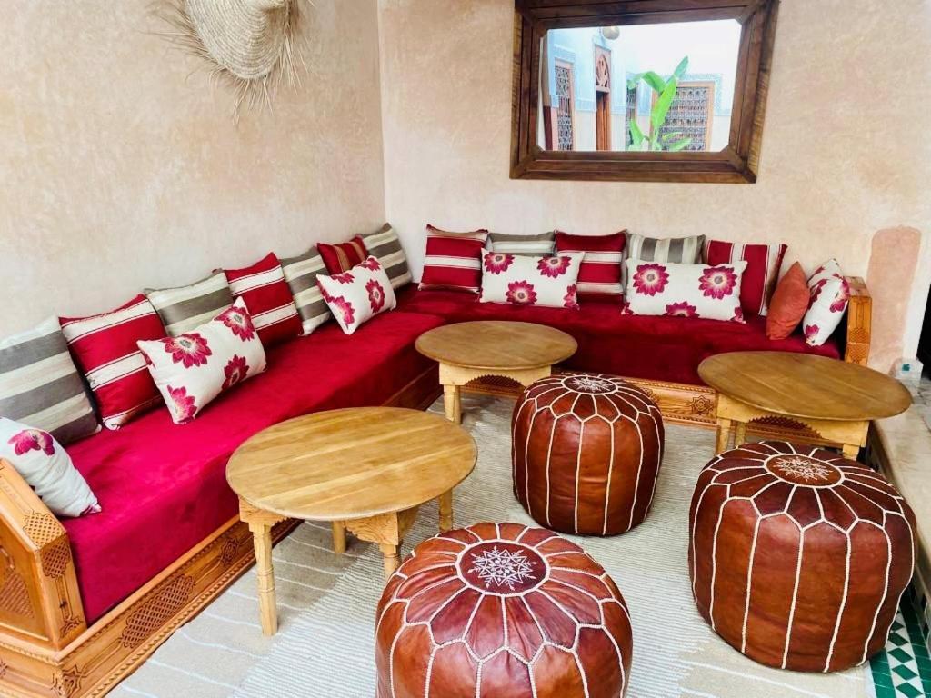 Riad Euphorbe Marrakesh Bagian luar foto
