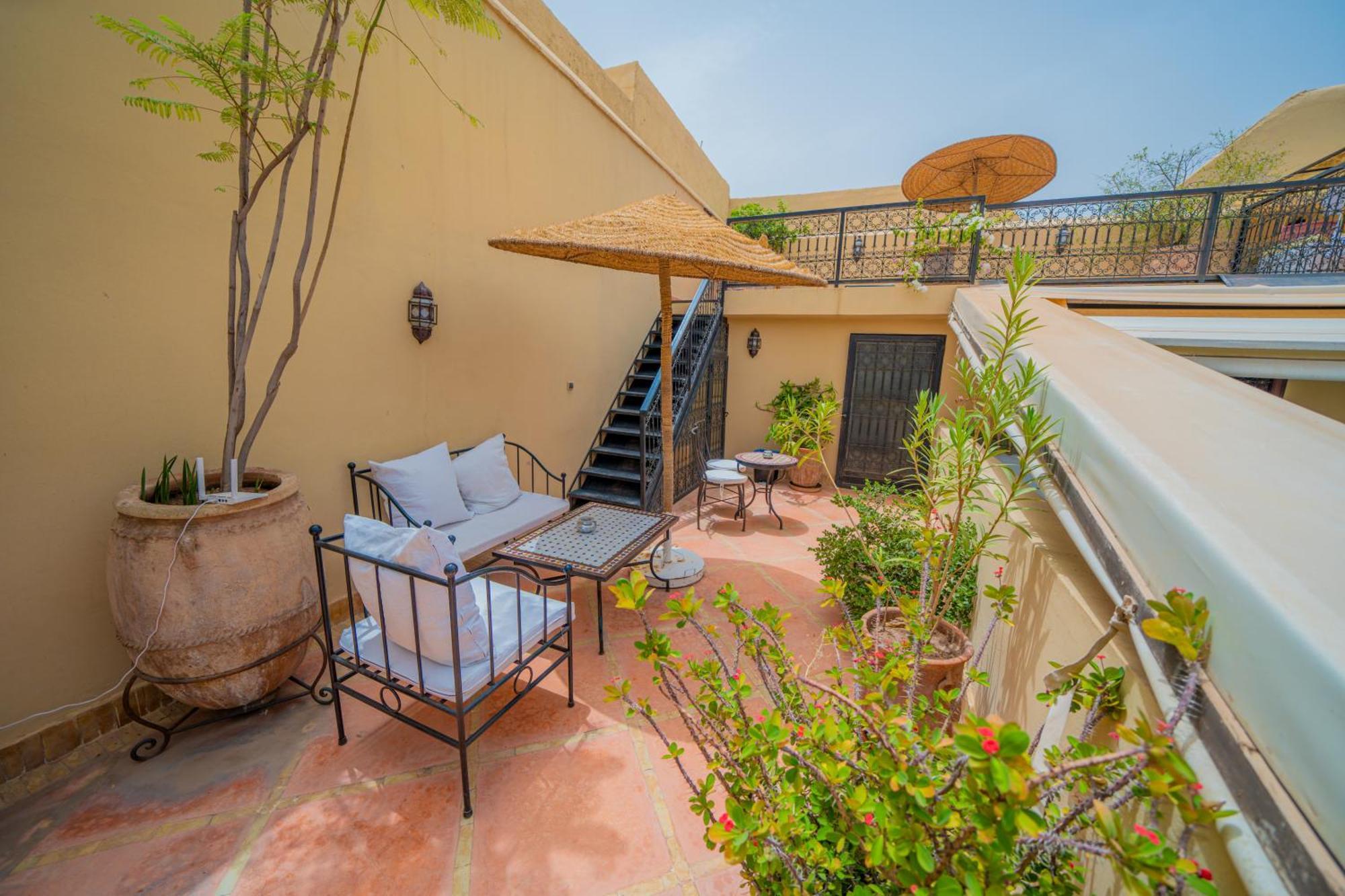 Riad Euphorbe Marrakesh Bagian luar foto