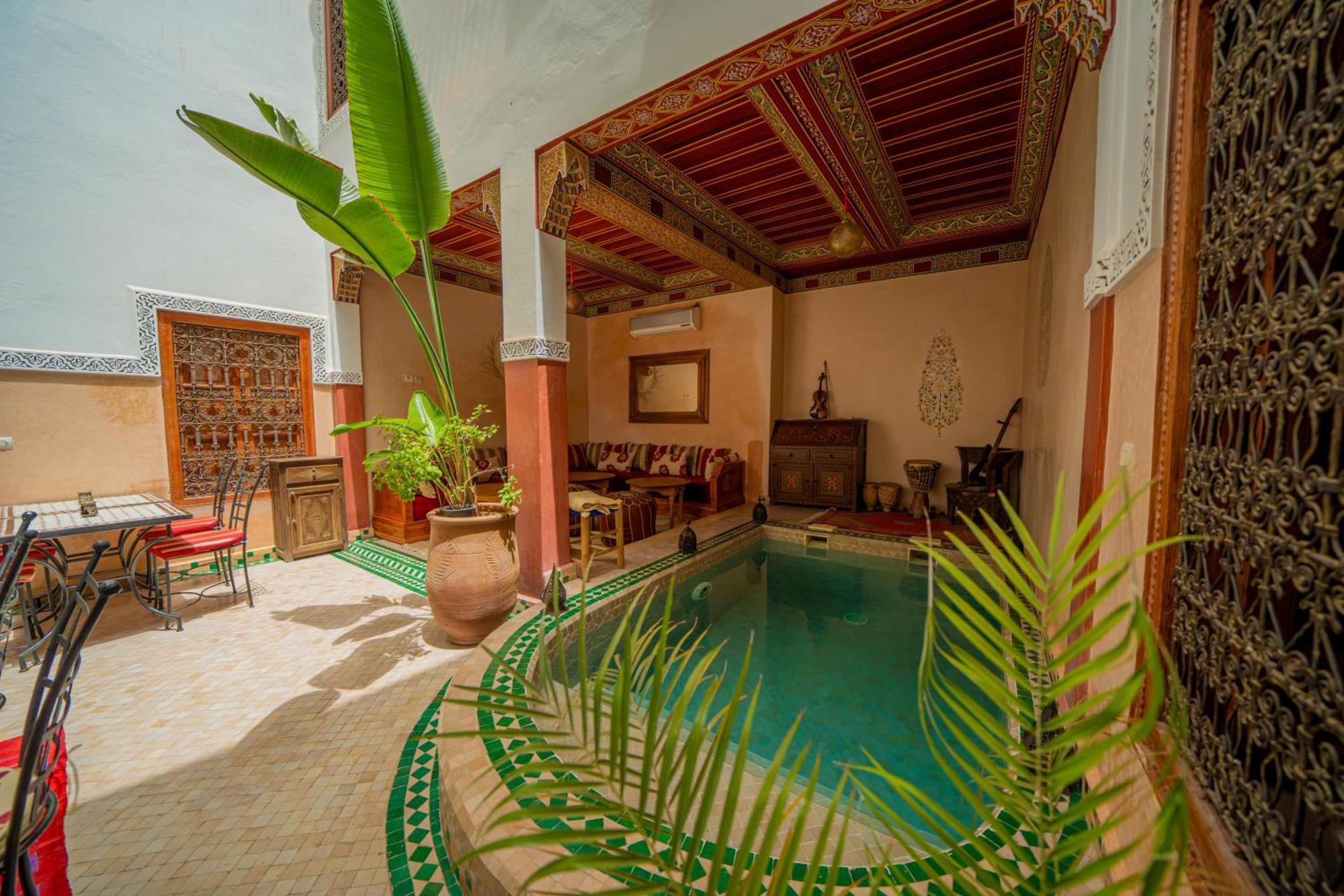 Riad Euphorbe Marrakesh Bagian luar foto